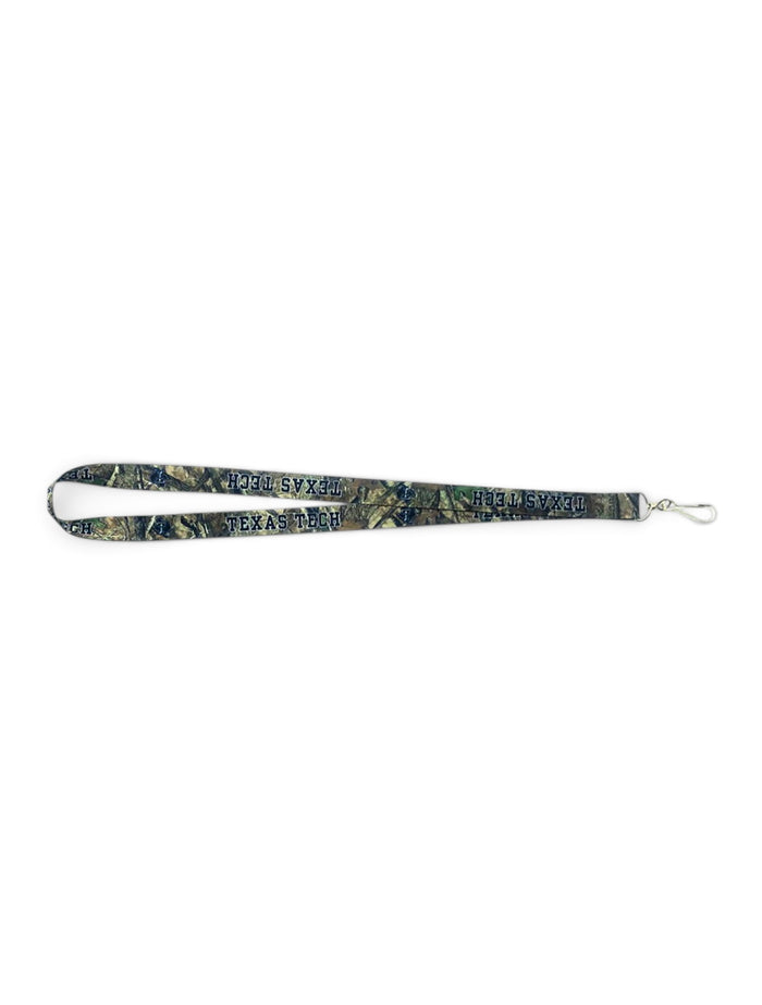 Texas Tech Red Raiders Lone Star Pride Camo Lanyard – Front view