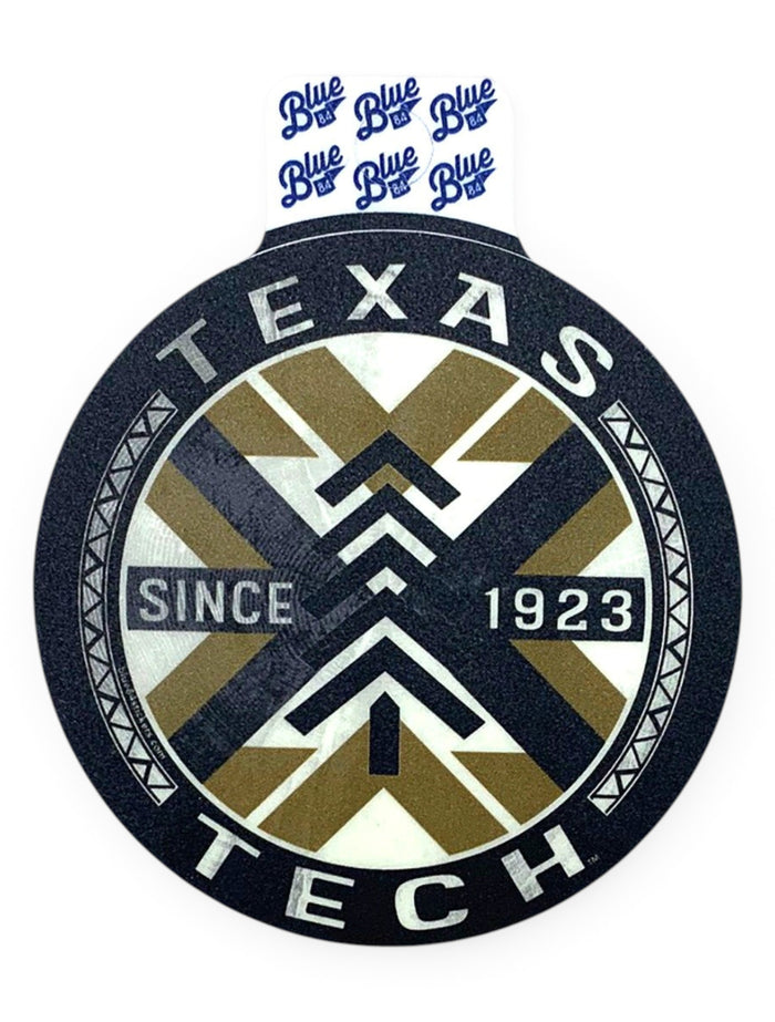 Texas Tech Red Raiders "Meeko Pine" Decal – Front view