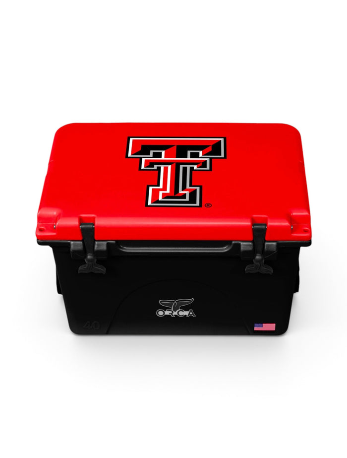 Texas Tech Red Raiders Orca 40 QT Cooler – Front view