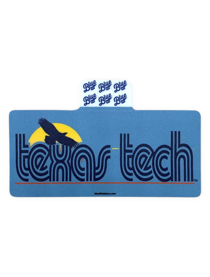 Texas Tech Red Raiders "Pisces" Decal – Front view