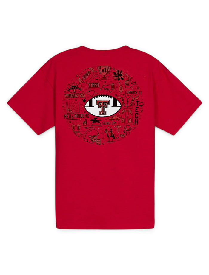 Texas Tech Red Raiders "Record Breaker" YOUTH T-Shirt – Front view