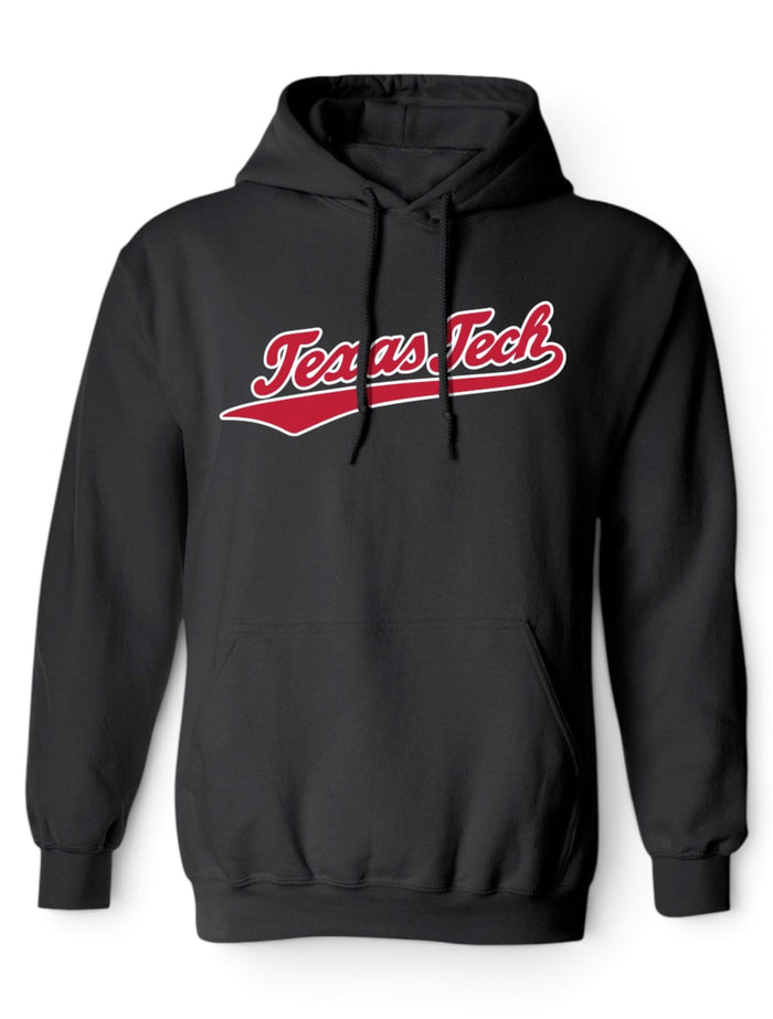 Texas Tech Red Raiders "Tail Script" Hooded Sweatshirt – Front view
