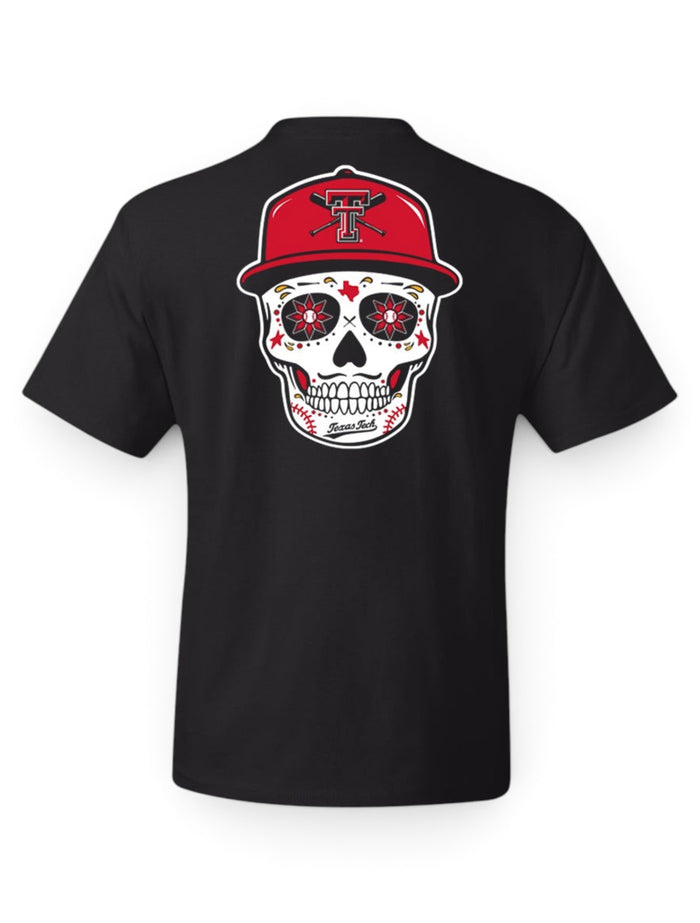 Texas Tech Red Raiders "Vin Skully" Baseball Short Sleeve T-Shirt – Front view