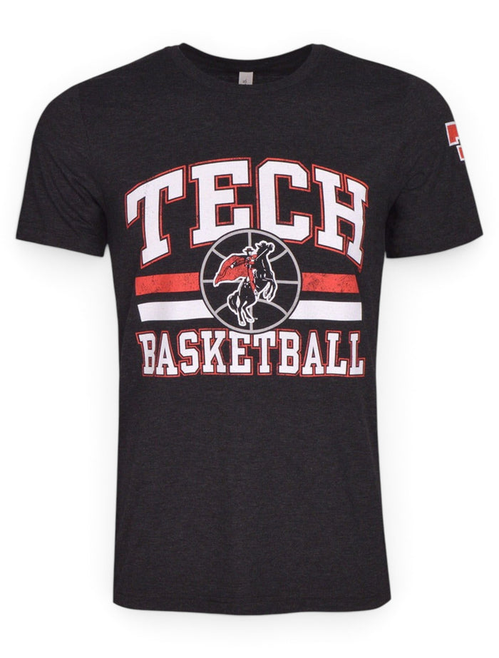 Texas Tech Red Raiders Vintage Big Baller Basketball T-Shirt – Front view