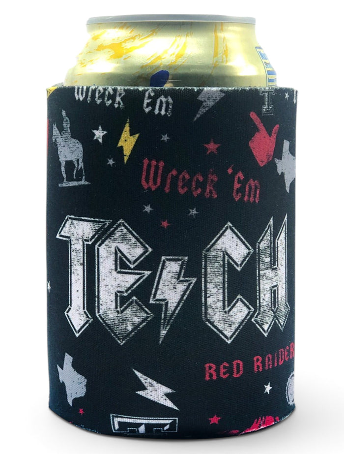Texas Tech Red Raiders Wreck and Roll Can Cooler – Front view