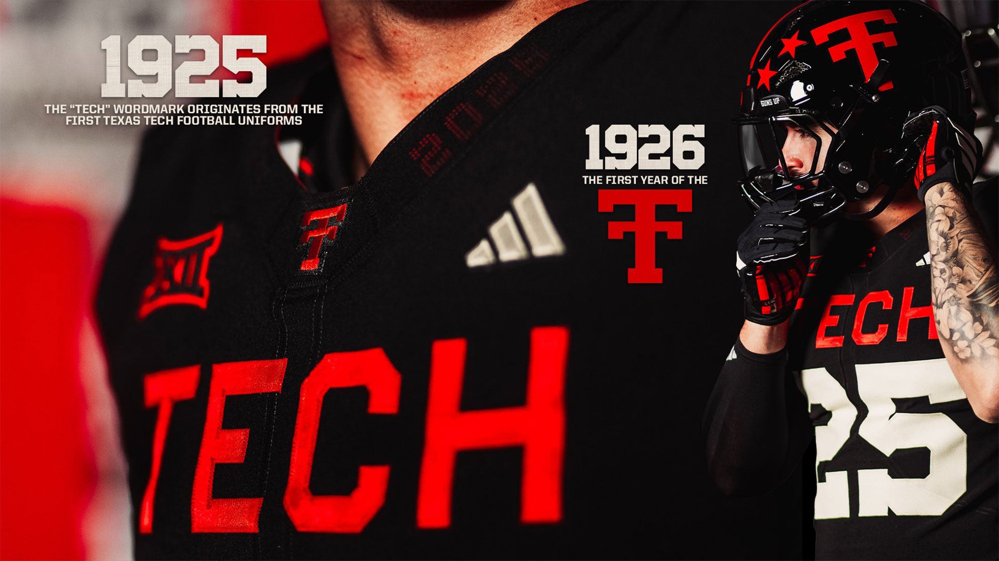 Dry Tech Jersey Oversized L/S 　size M Adidas Texas Tech 100 Year Jersey – Red Raider Outfitter
