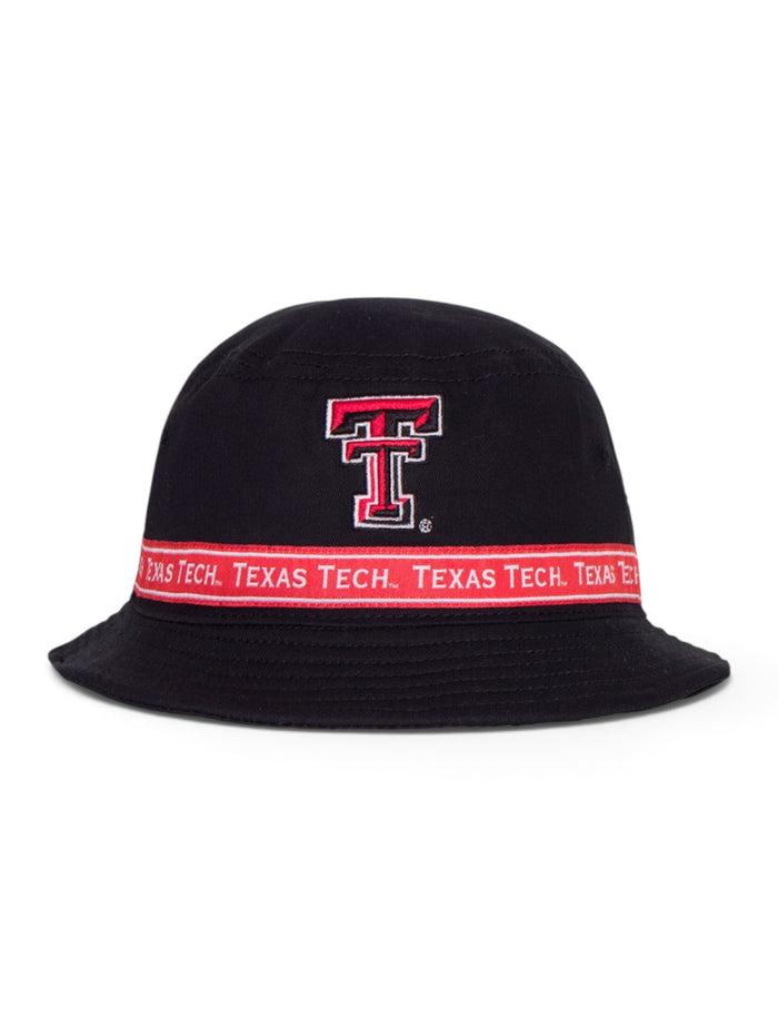 The Game Texas Tech TODDLER Bucket Hat – Black front view