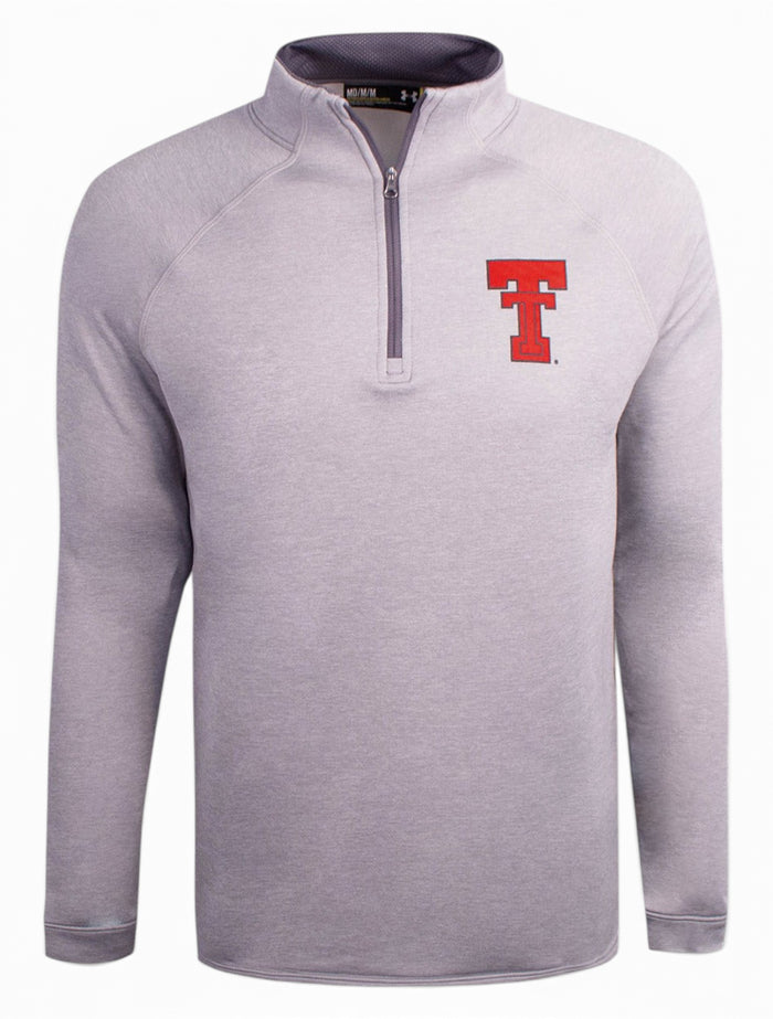 Under Armour Texas Tech Red Raiders "Terry Throwback" 1/4 Zip Pullover – Front view