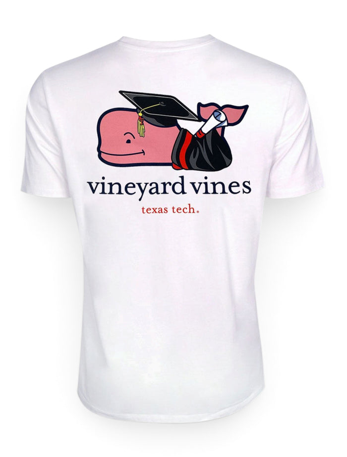 Vineyard Vines Texas Tech Red Raiders Alumni Whale with Cap – Front view