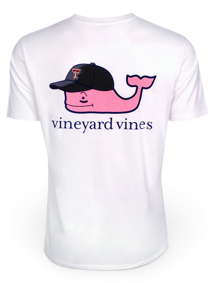 Vineyard Vines Texas Tech Red Raiders Baseball Whale with Cap T-Shirt – Front view