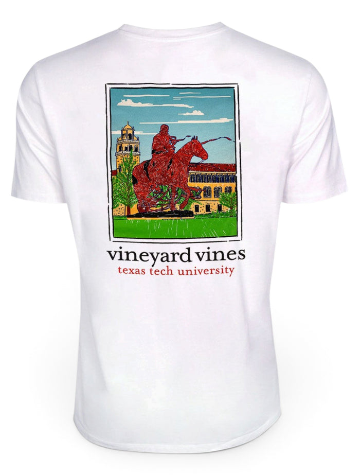 Vineyard Vines Texas Tech Red Raiders "Painterly" Short Sleeve T-Shirt – Front view