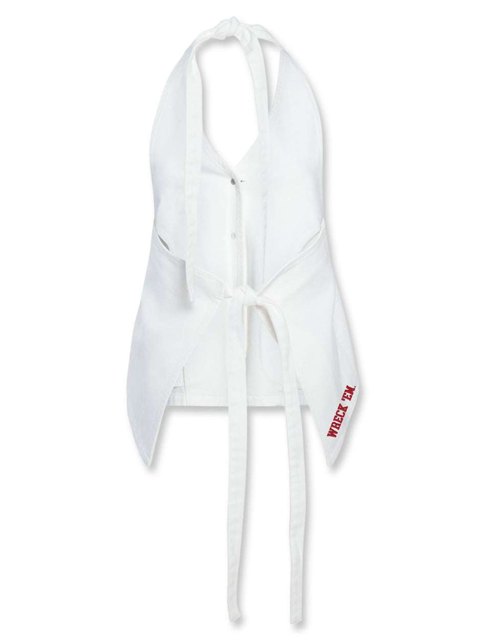 Texas Tech Hype & Vice Denim Halter Vest – Red Raider Outfitter