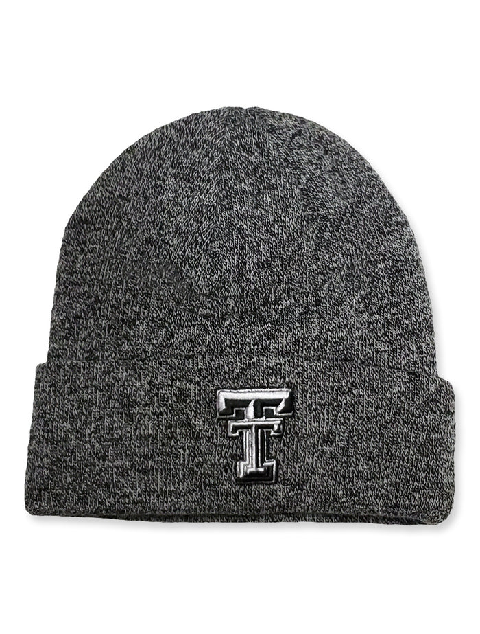 TOW Texas Tech Double T "Black Heath" Cuffed Beanie