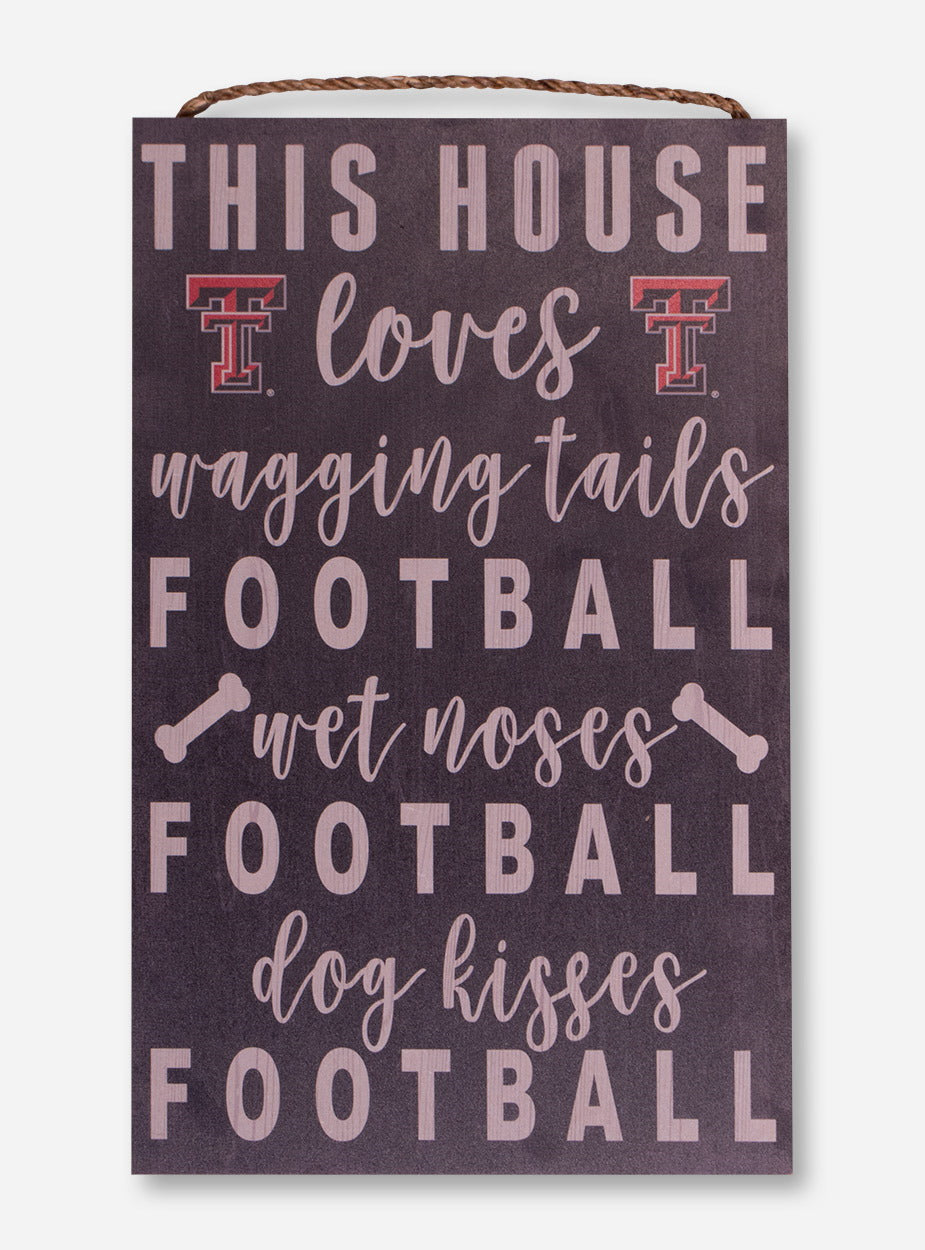 Texas Tech "This House Loves" Wood Sign