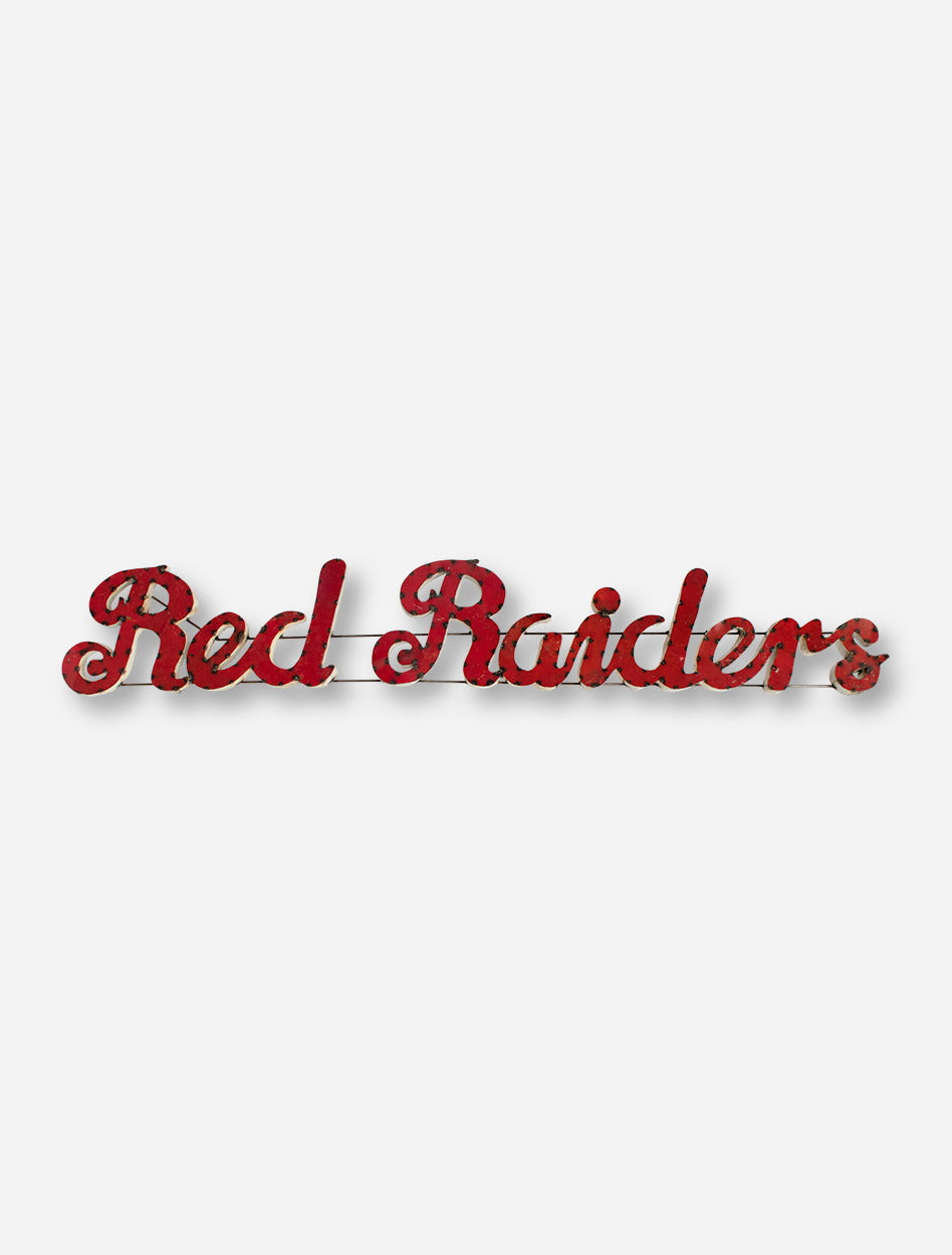 Red Raiders Rustic Metal Sign