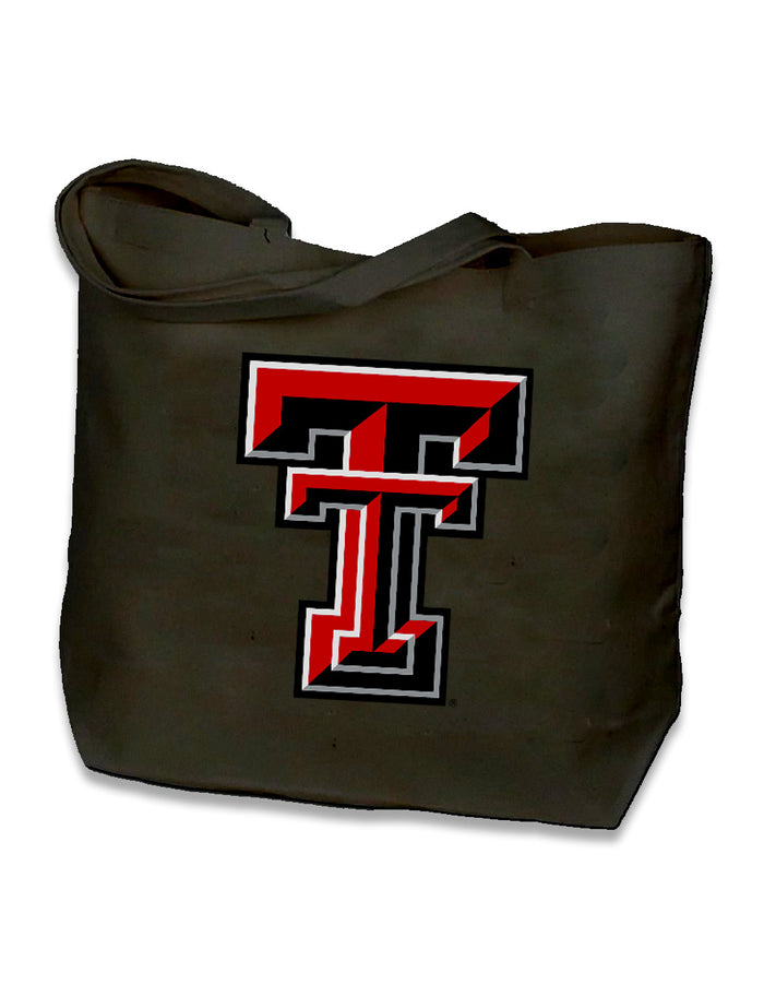 Texas Tech "Masker Rider" Large Canvas Tote Bag