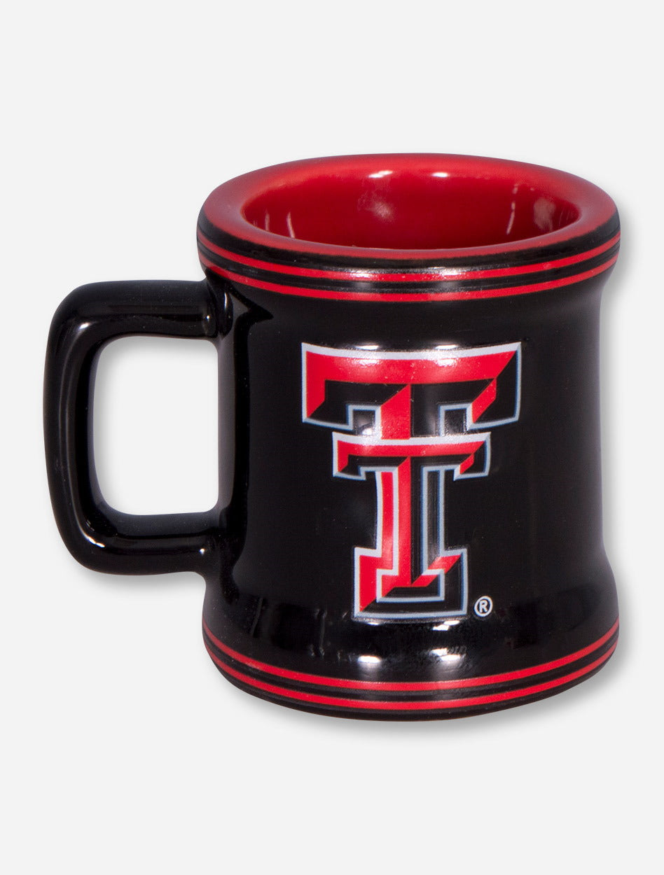 Texas Tech Double T Black Beer Stein Shaped Shot Glass