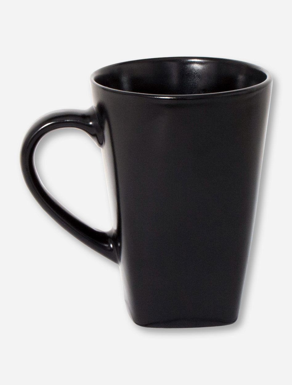 Texas Tech Double T on Satin Black Coffee Mug