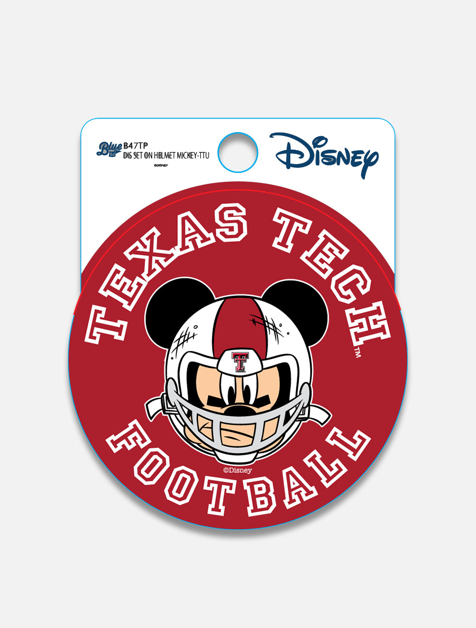 disney leather football helmet Disney x Red Raider Outfitter Texas Tech "Set on Helmet Mickey"
