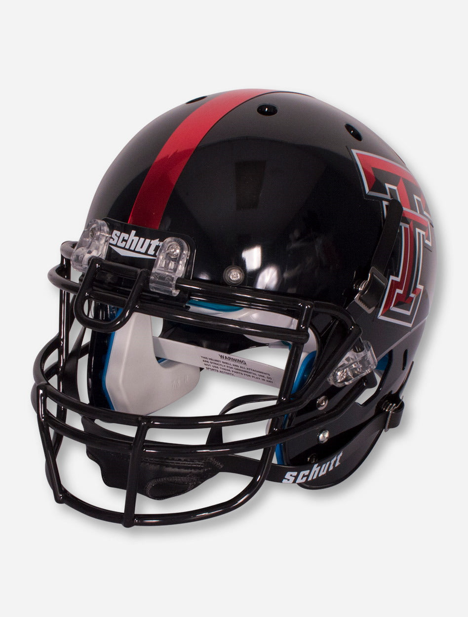 amazon american football helmets Schutt Texas Tech Black Replica Helmet – Red Raider Outfitter