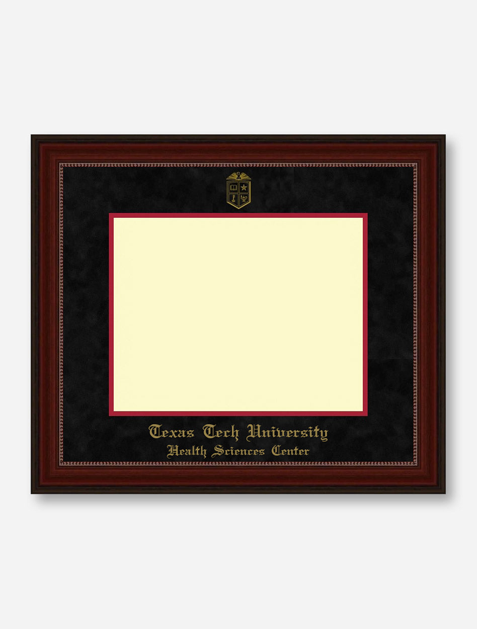 HSC Gold Embossed Cherry Bead Black Suede Diploma Frame T10