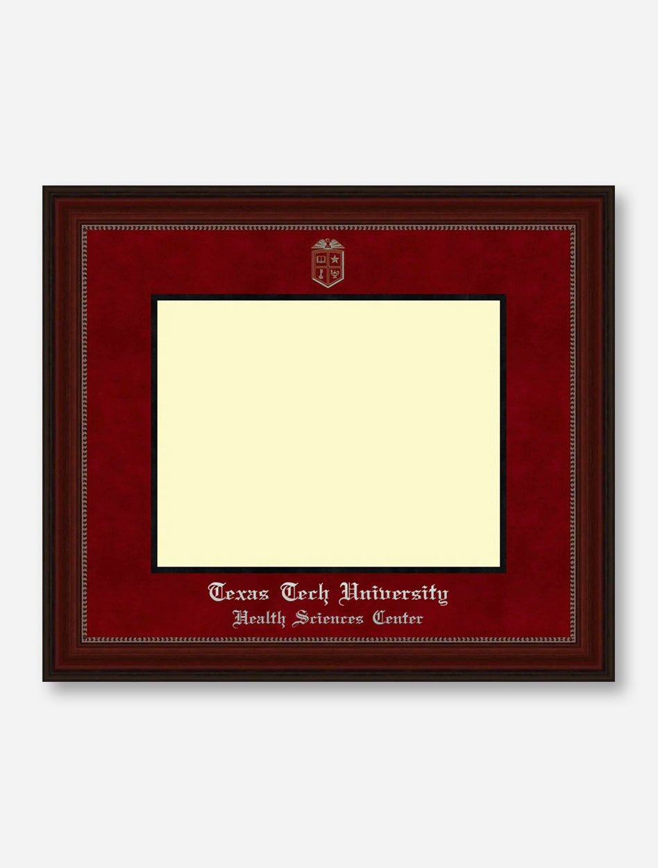 HSC Silver Embossed Cherry Bead Red Suede Diploma Frame T9