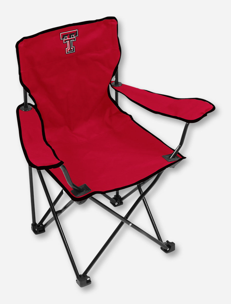 Logo Texas Tech Double T on YOUTH Red Chair