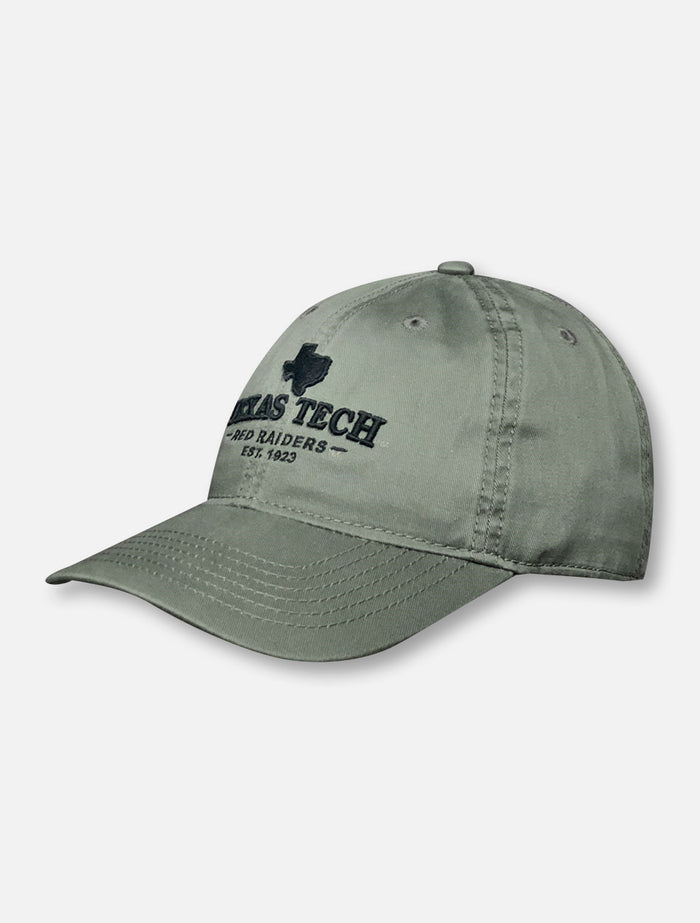 Texas Tech State Silhouette over Texas Tech Red Raiders 1923 Adjustable Cap