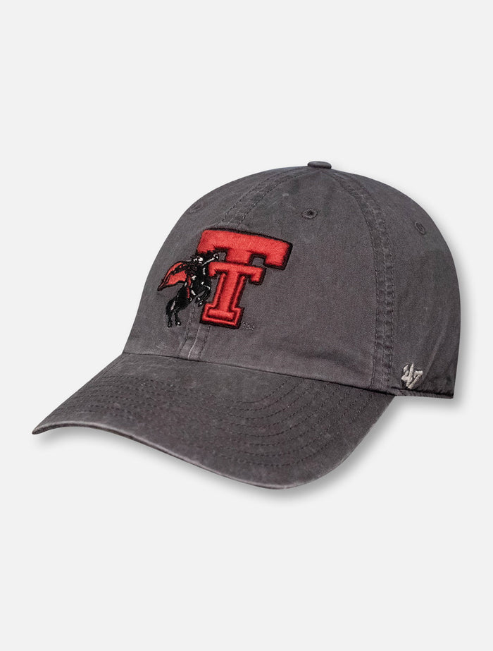 47 Brand Texas Tech Red Raiders "Hudson" Vault Masked Rider Double T Adjustable Cap