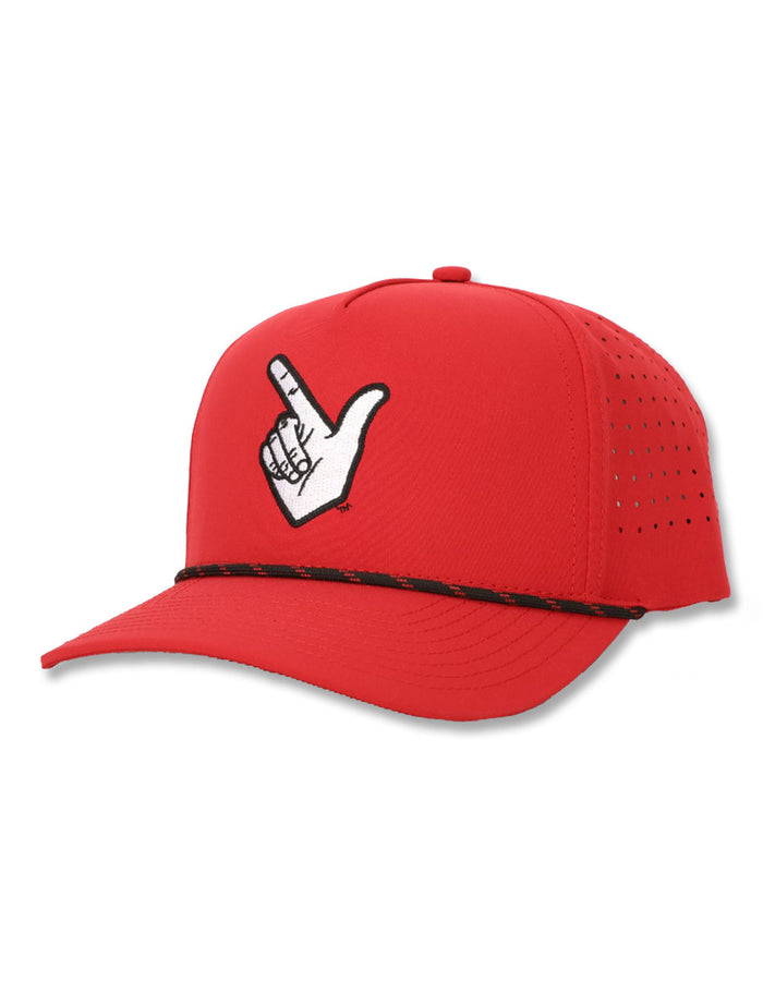 Dark Horse Texas Tech "Guns Up" Red Corded Sport Snapback Cap