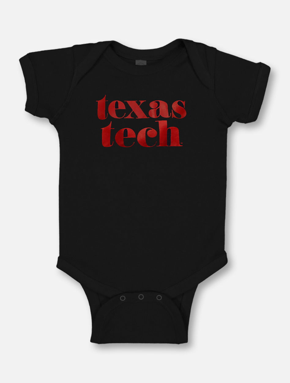 Texas Tech Red Raiders Pristine Infant Onesie in Red, Size: NB, Sold by Red Raider Outfitters