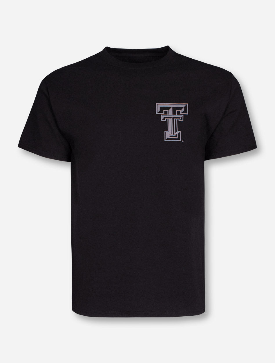 Texas Tech Fatigue Flag on Black T-Shirt