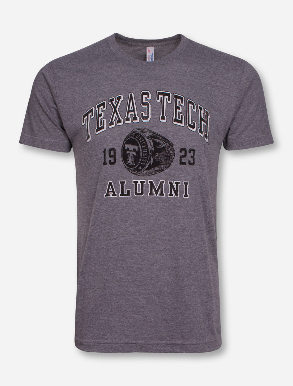Texas Tech "Alumni Ring" Heather Grey T-Shirt