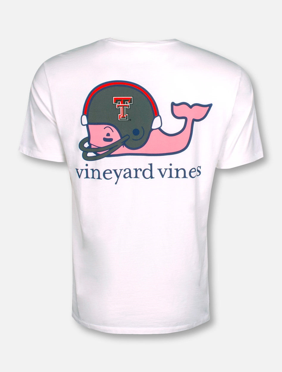 Vineyard Vines Texas Tech Red Raiders Football Whale with Helmet T-Shirt