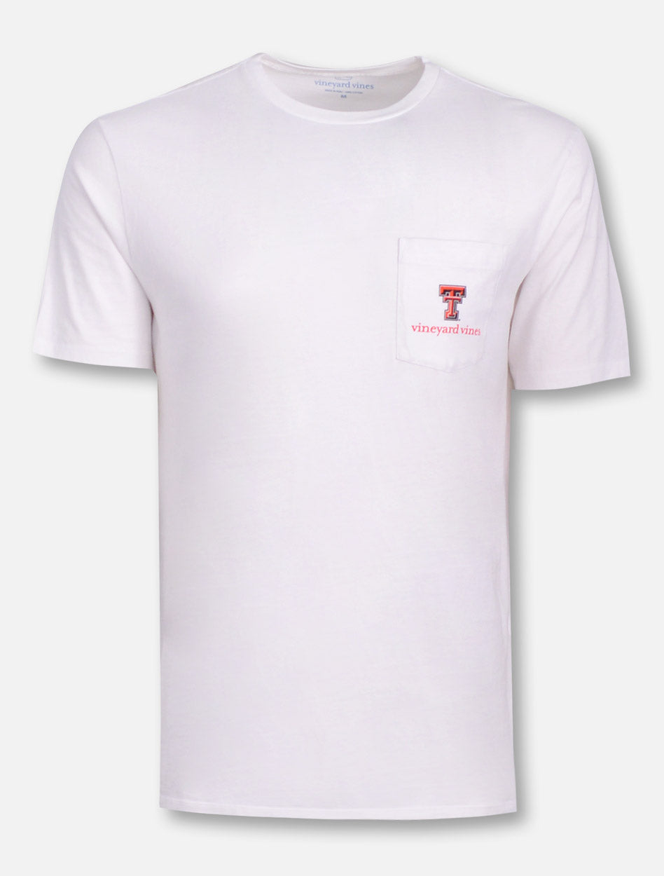 Vineyard Vines Texas Tech Red Raiders Tailgating T-Shirt in White, Size: XL, Sold by Red Raider Outfitters