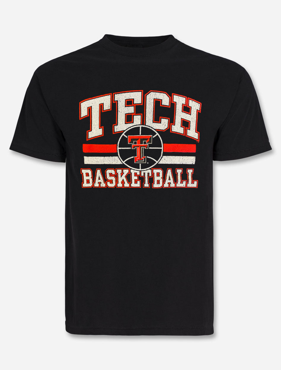 Blue 84 Texas Tech Red Raider Life Is Good Basketball T-Shirt in Red, Size: XL, Sold by Red Raider Outfitters