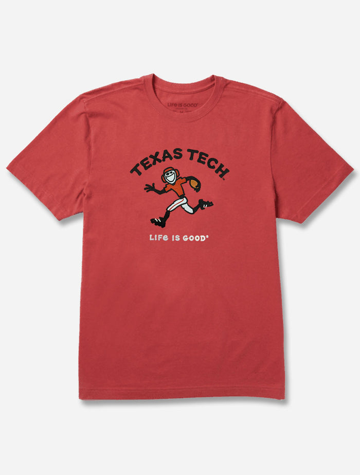 Texas Tech Red Raiders Life is Good "Football Touchdown" T-Shirt