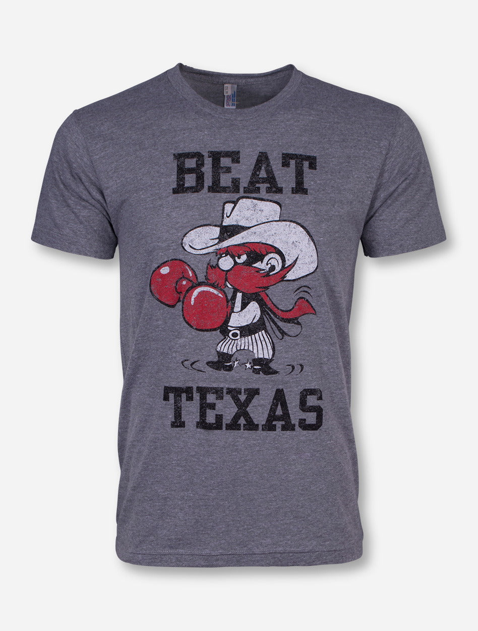 Texas Tech Beat Texas "Puncher" Heather Grey T-Shirt