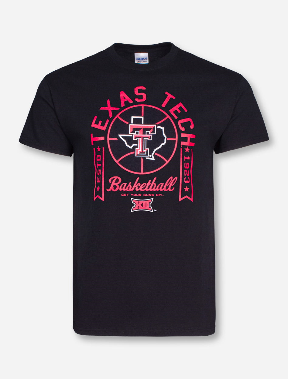 Texas Tech Basketball Lone Star Pride Black T-Shirt