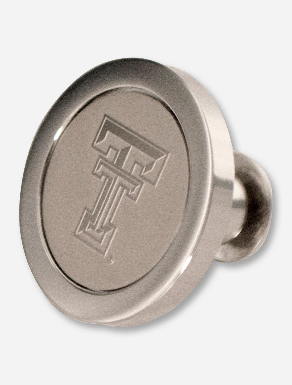 Texas Tech Double T Medallion Silver Lapel Pin