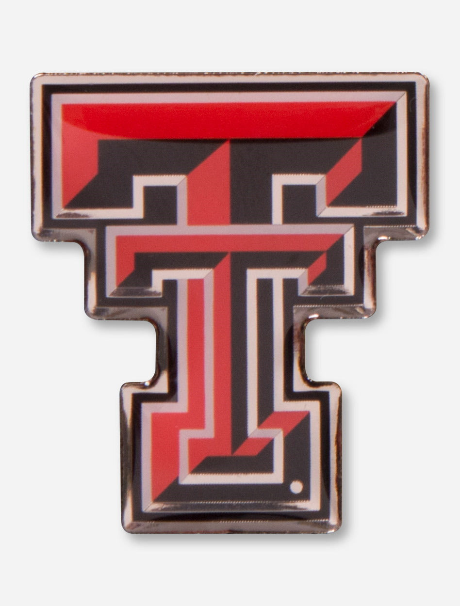 Texas Tech Mirror Finish Double T Lapel Pin