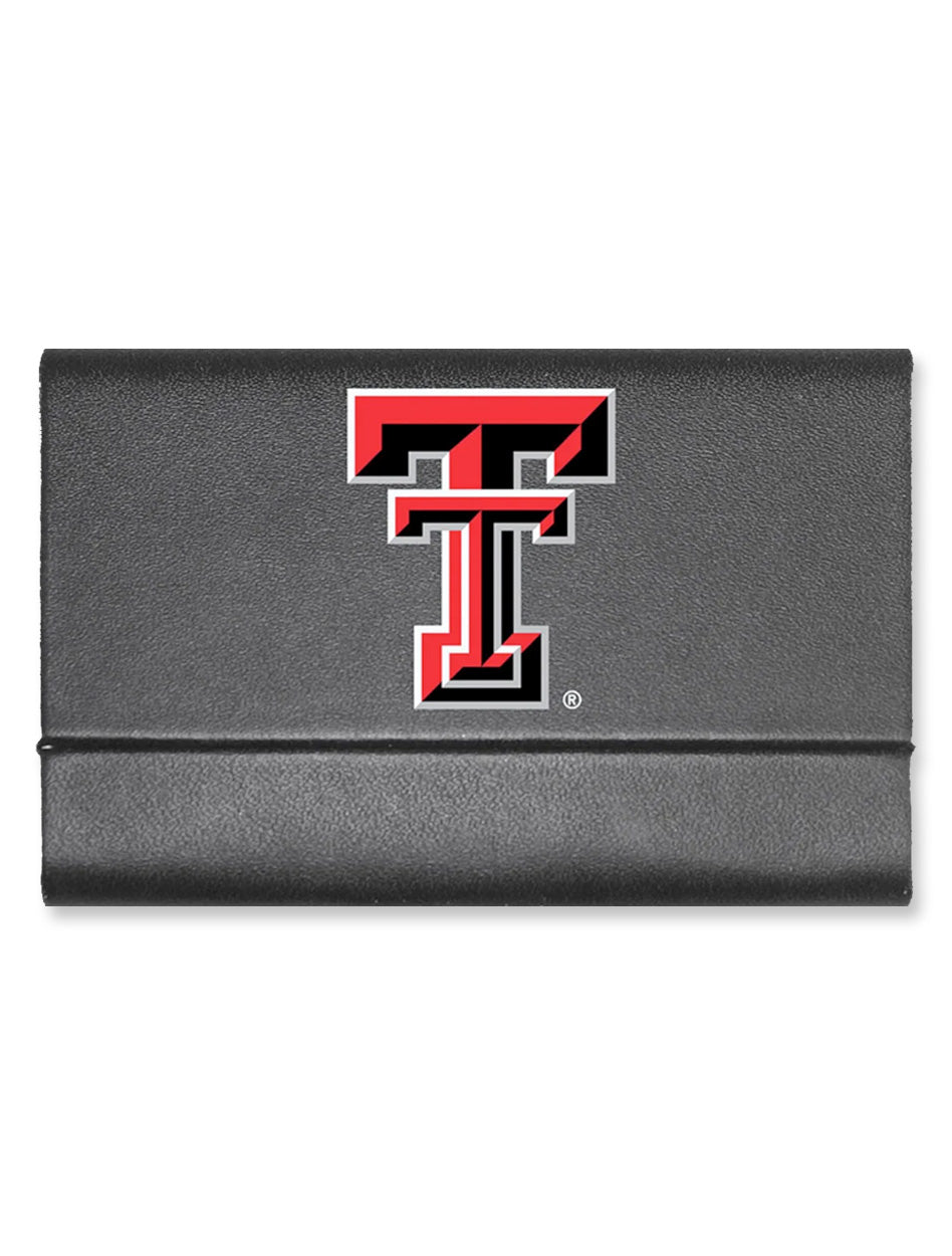 Texas Tech Double T Leatherette Business Card Case