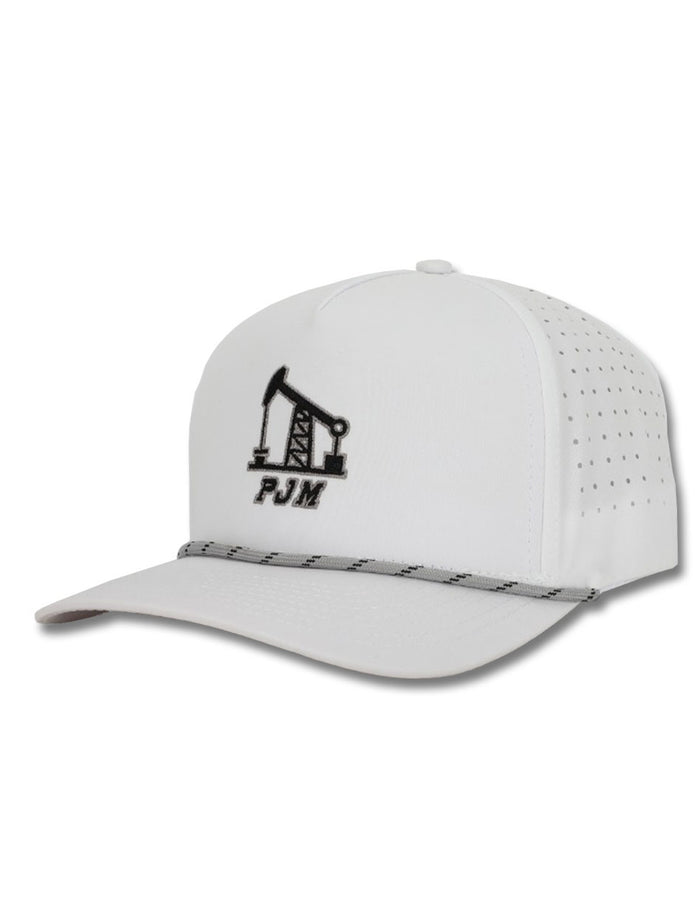 Dark Horse Texas Tech "PJM" White Corded Sport Snapback Cap