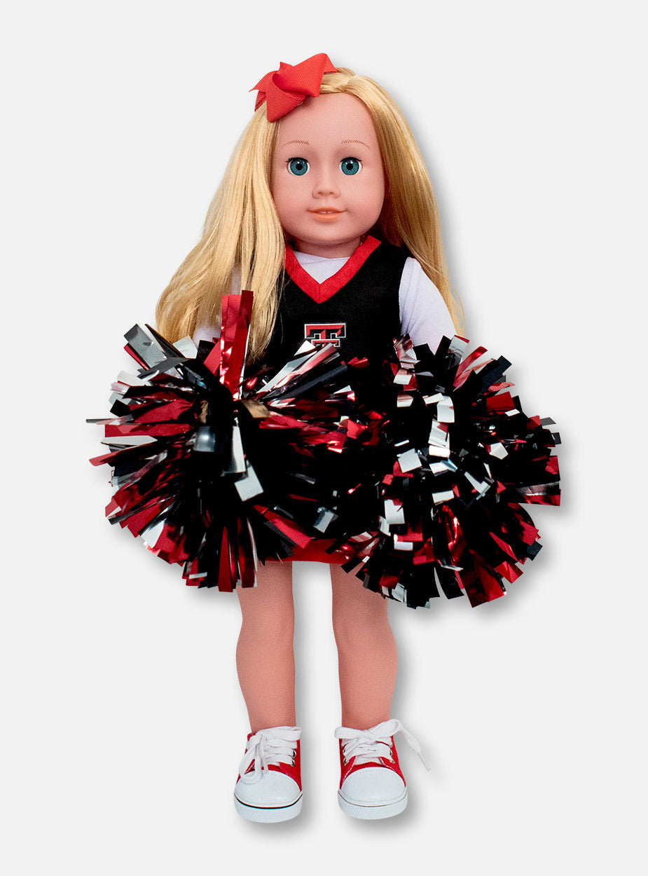 American Girl Doll NFL DALLAS COWBOYS Cheer Uniform Cheerleader OUTFIT Pom  Poms+