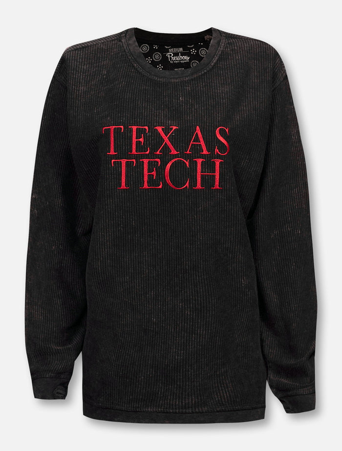 Pressbox Texas Tech Red Raiders "Alumni Emb" Corduroy Long Sleeve