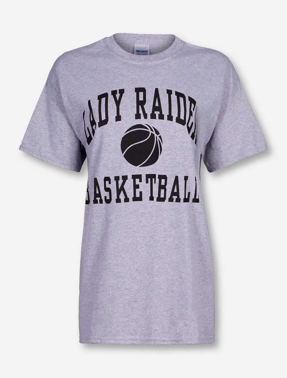 Texas Tech Lady Red Raiders Basketball Heather Grey T-Shirt