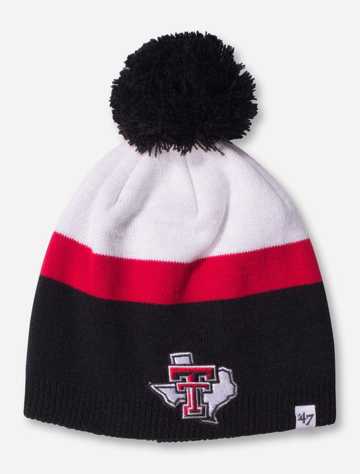 47 Brand Texas Tech "Texas Pride" Team Colors YOUTH Knit Cap