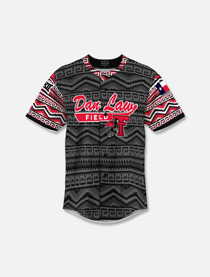 Texas Tech Red Raiders YOUTH "Tadlock Tribute" Saddle Blanket Baseball Jersey