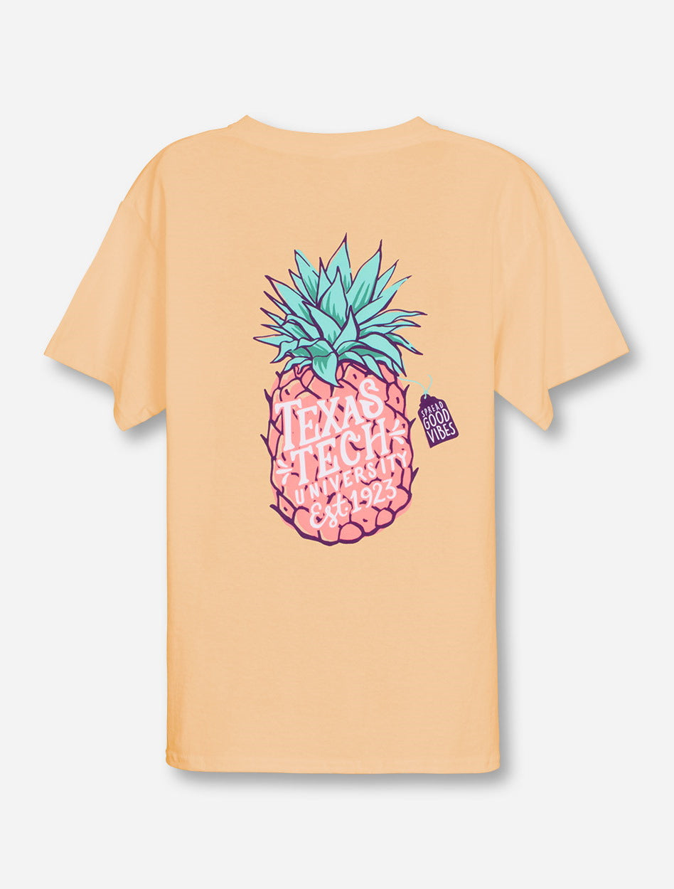 Texas Tech Pineapple Vibes on YOUTH Butter T-Shirt