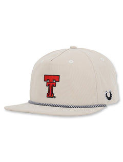 Texas Tech Dark Horse "Throwback" Vintage Rope Snapback